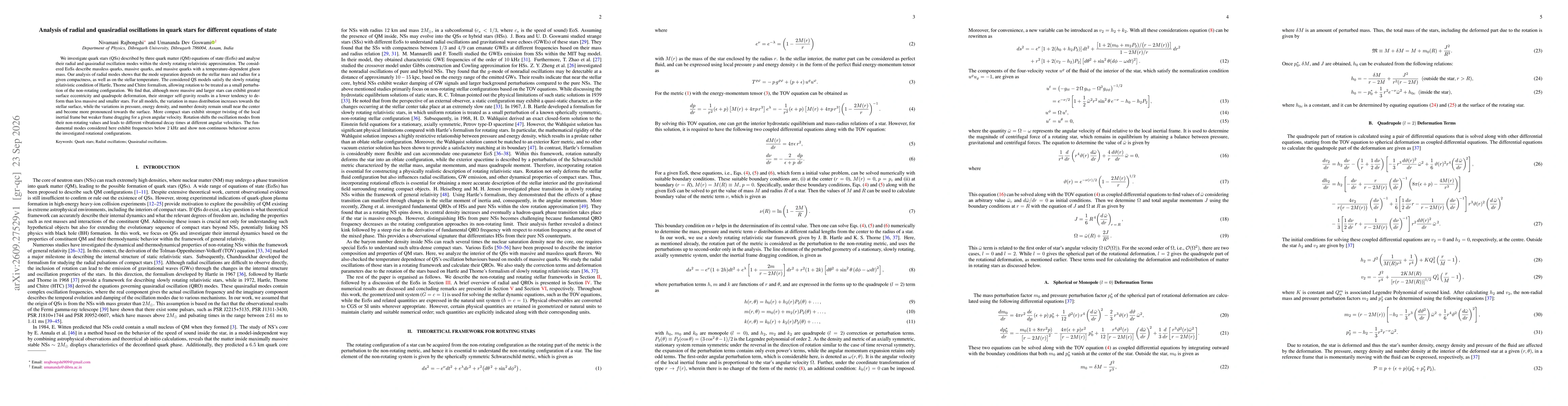 Thumbnail for Analysis of radial and quasiradial oscillations in quark stars for different equations of state