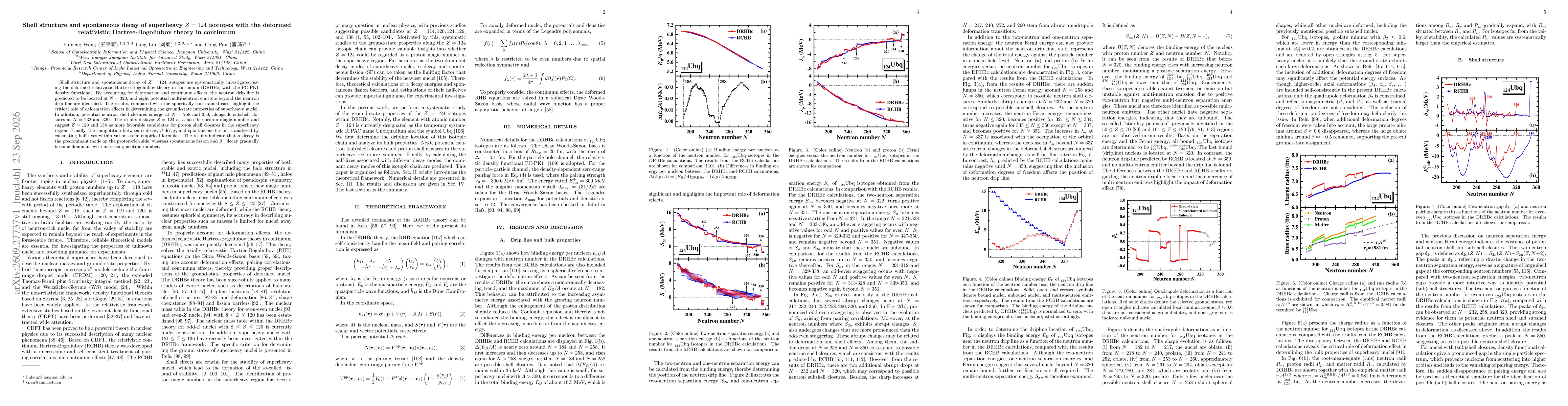 Thumbnail for Shell structure and spontaneous decay of superheavy $Z=124$ isotopes with the deformed relativistic Hartree-Bogoliubov theory in continuum