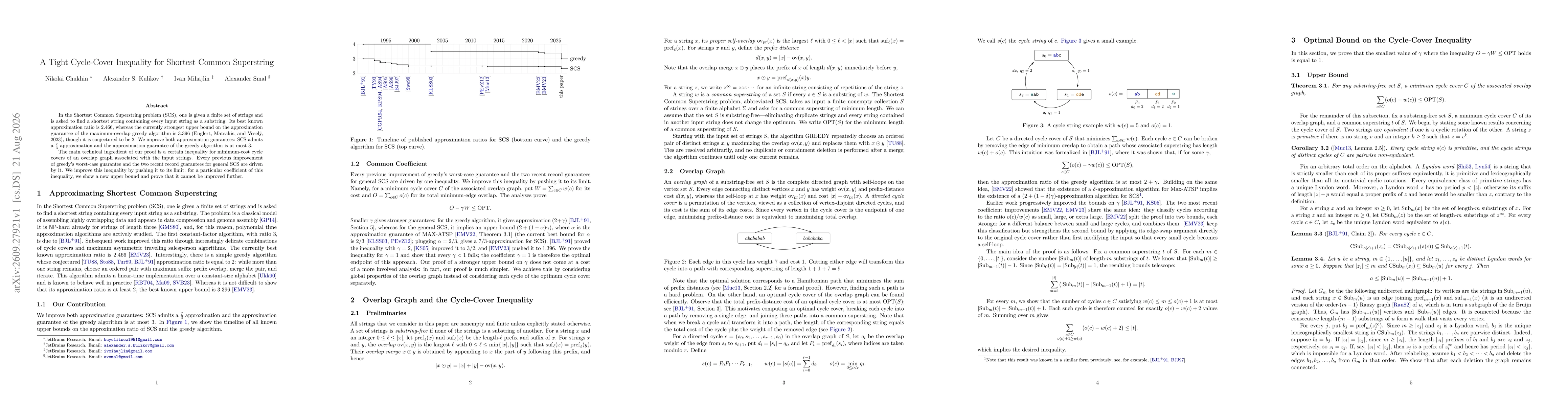 Thumbnail for A Tight Cycle-Cover Inequality for Shortest Common Superstring