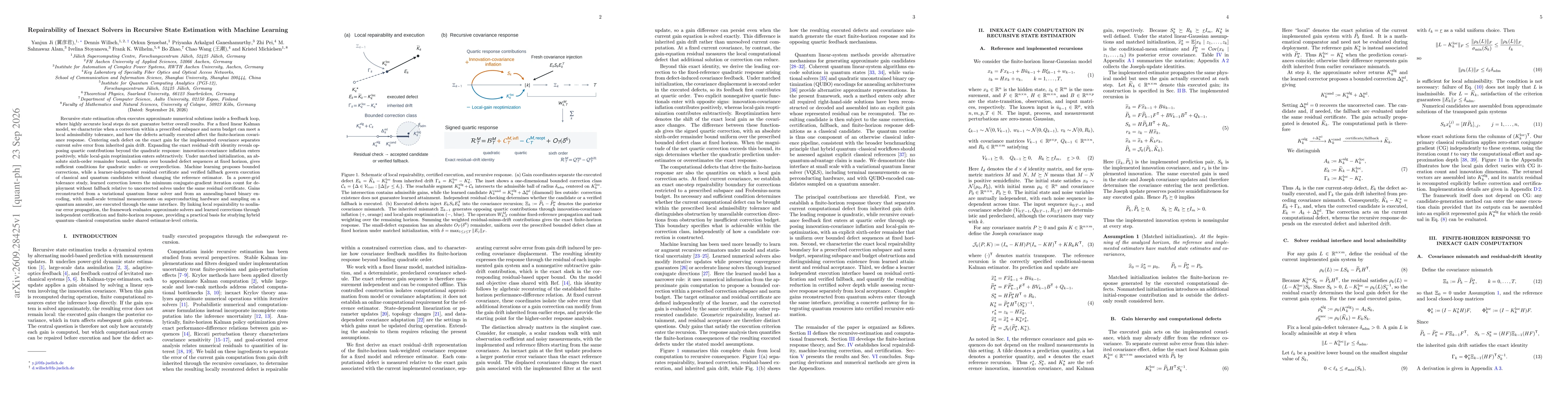 Thumbnail for Repairability of Inexact Solvers in Recursive State Estimation with Machine Learning