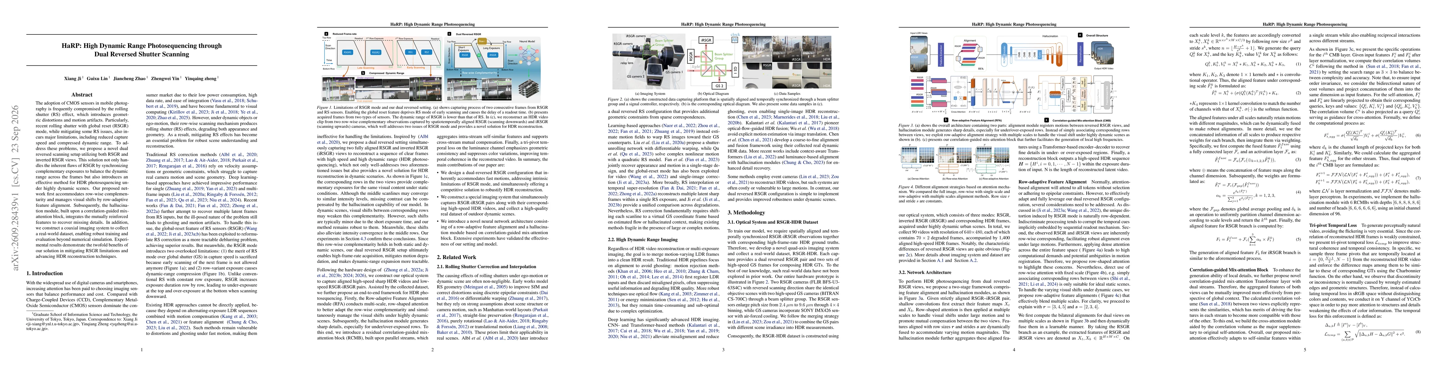 Thumbnail for HaRP: High Dynamic Range Photosequencing through Dual Reversed Shutter Scanning
