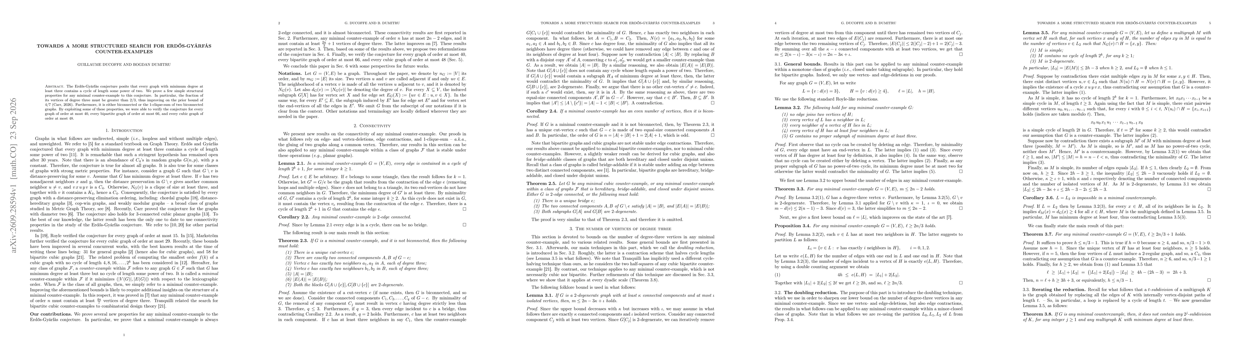 Thumbnail for Towards a more structured search for Erdős-Gyárfás counter-examples