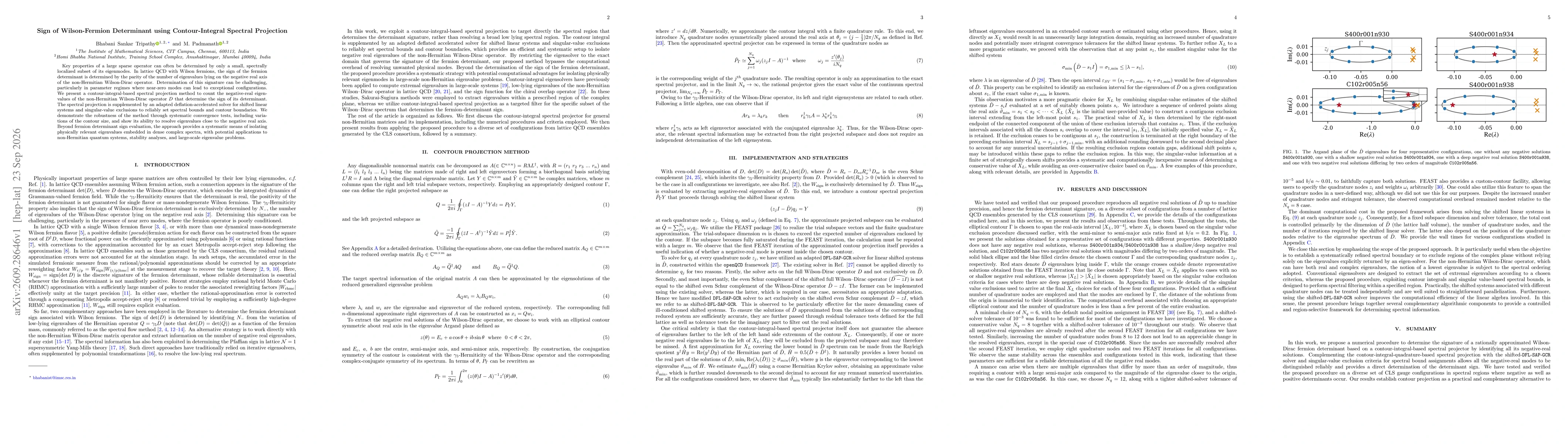 Thumbnail for Sign of Wilson-Fermion Determinant using Contour-Integral Spectral Projection