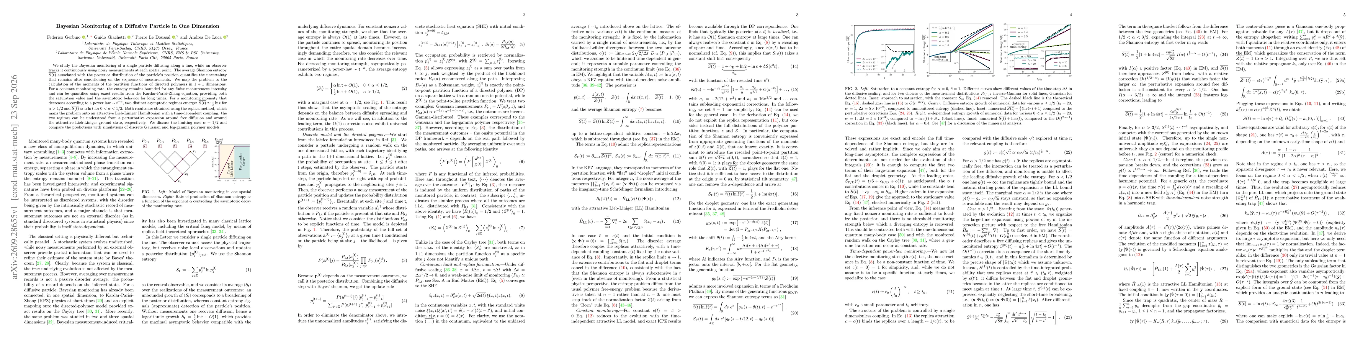 Thumbnail for Bayesian Monitoring of a Diffusive Particle in One Dimension
