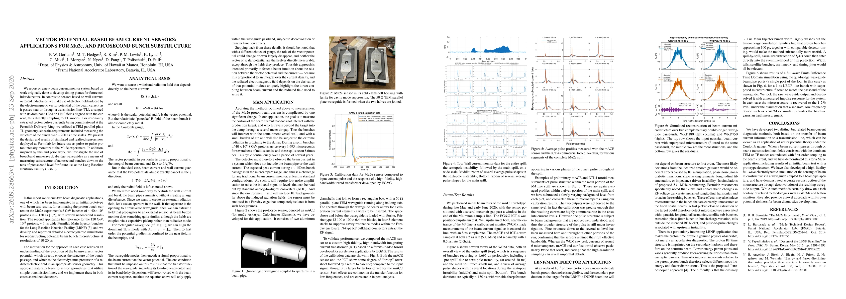 Thumbnail for Vectorpotential-based Beam Current Sensors: Applications for Mu2e, and Picosecond Bunch Substructure