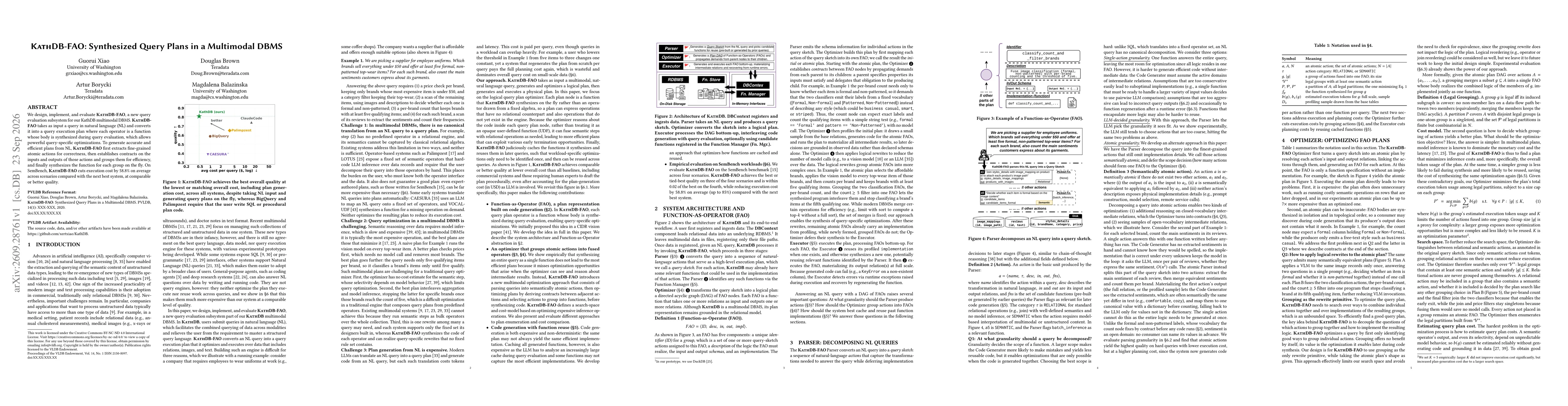 Thumbnail for KathDB-FAO: Synthesized Query Plans in a Multimodal DBMS