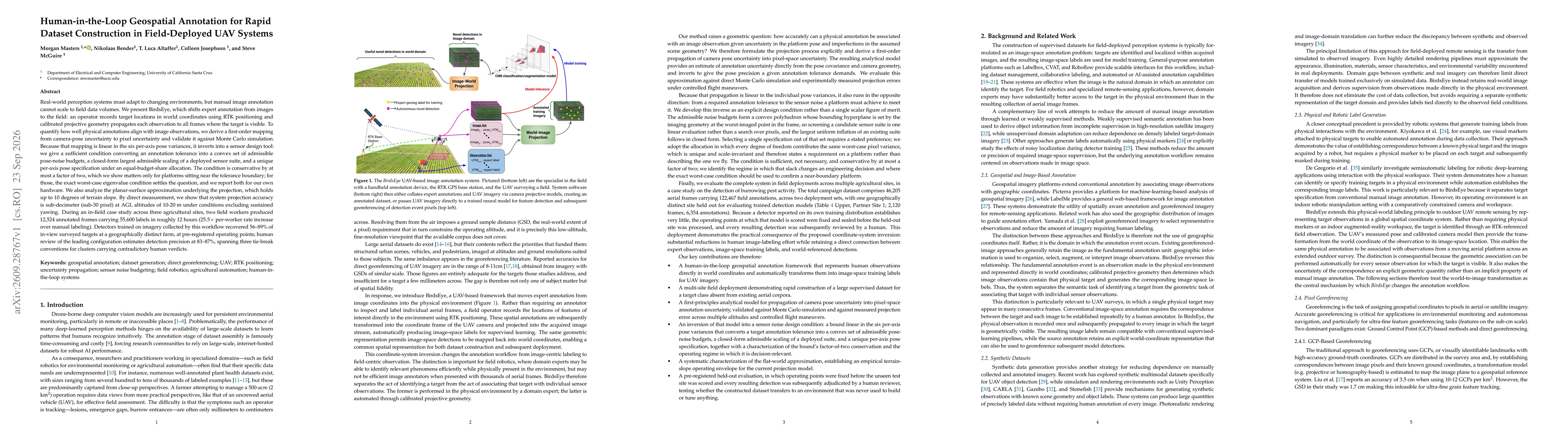 Thumbnail for Human-in-the-Loop Geospatial Annotation for Rapid Dataset Construction in Field-Deployed UAV Systems
