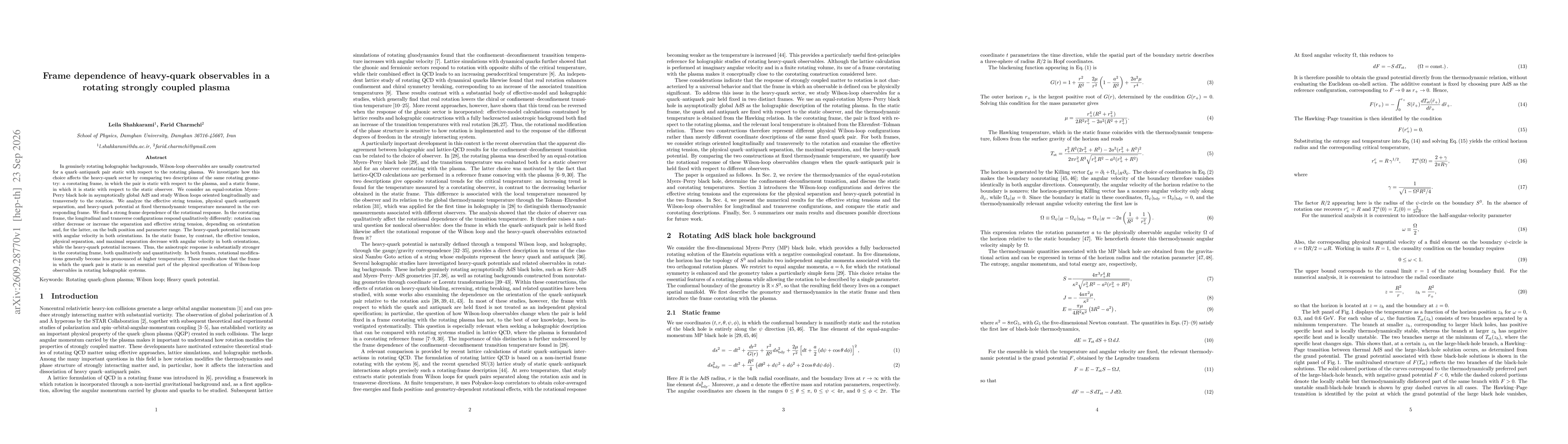 Thumbnail for Frame dependence of heavy-quark observables in a rotating strongly coupled plasma