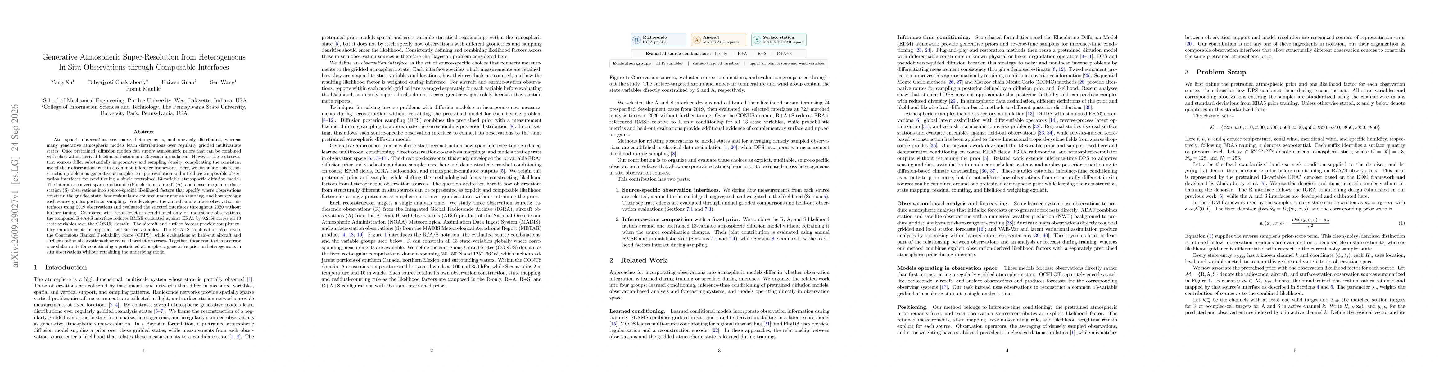 Thumbnail for Generative Atmospheric Super-Resolution from Heterogeneous In Situ Observations through Composable Interfaces