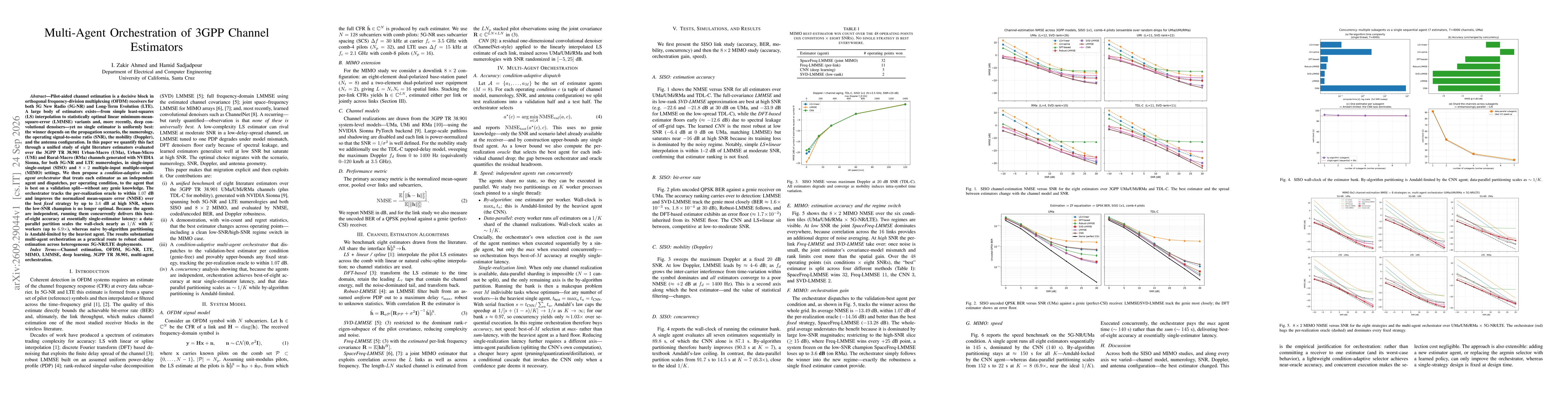 Thumbnail for Multi-Agent Orchestration of 3GPP Channel Estimators