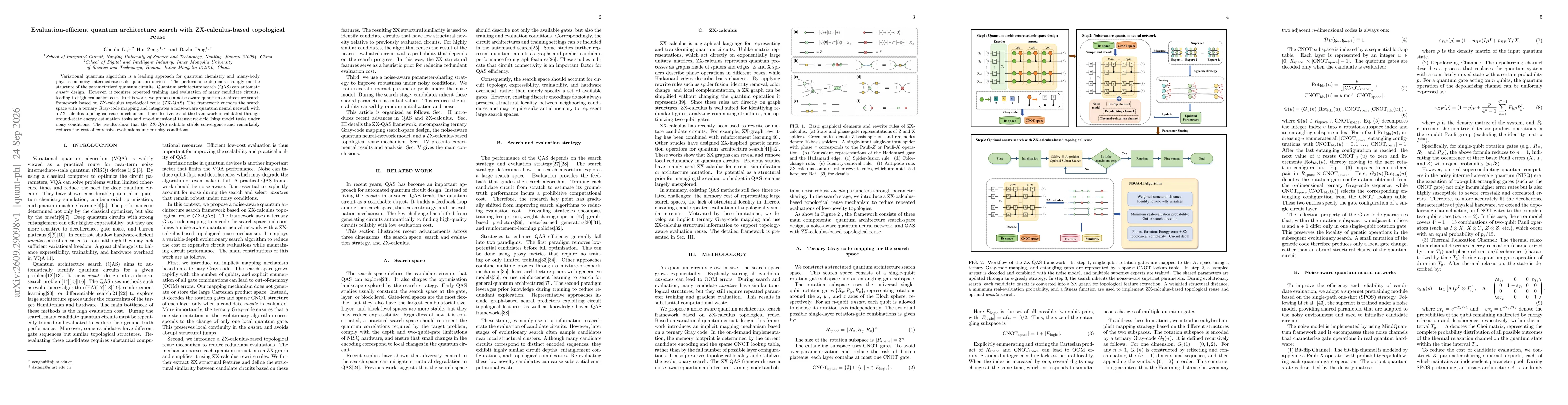 Thumbnail for Evaluation-efficient quantum architecture search with ZX-calculus-based topological reuse