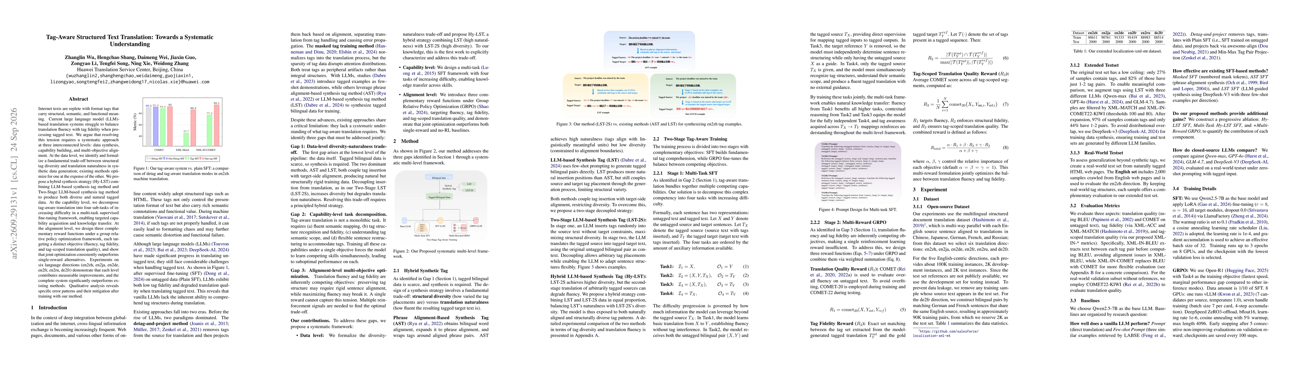 Thumbnail for Tag-Aware Structured Text Translation: Towards a Systematic Understanding