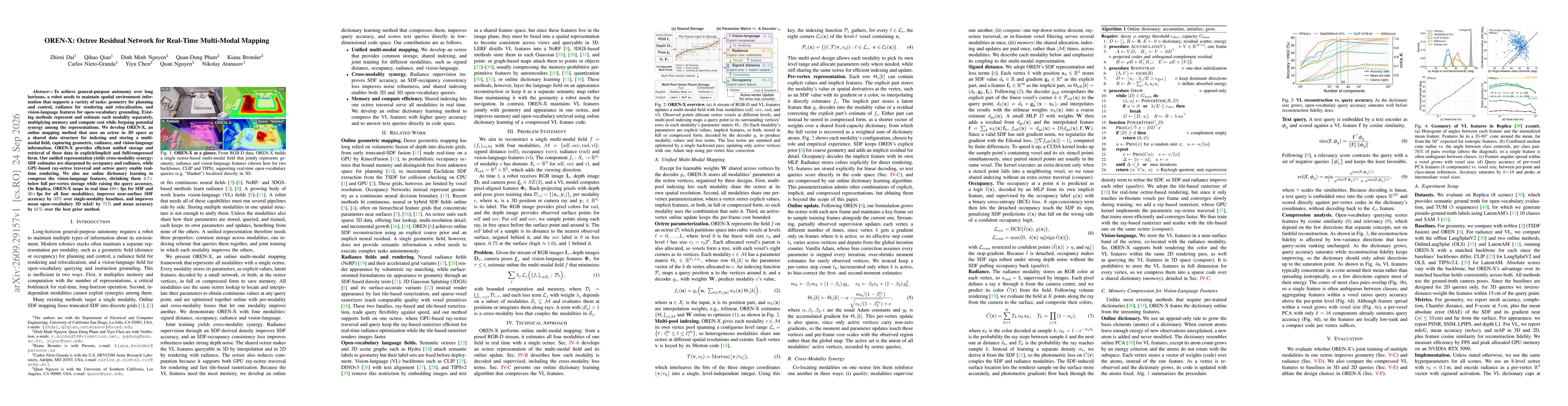 Thumbnail for OREN-X: Octree Residual Network for Real-Time Multi-Modal Mapping