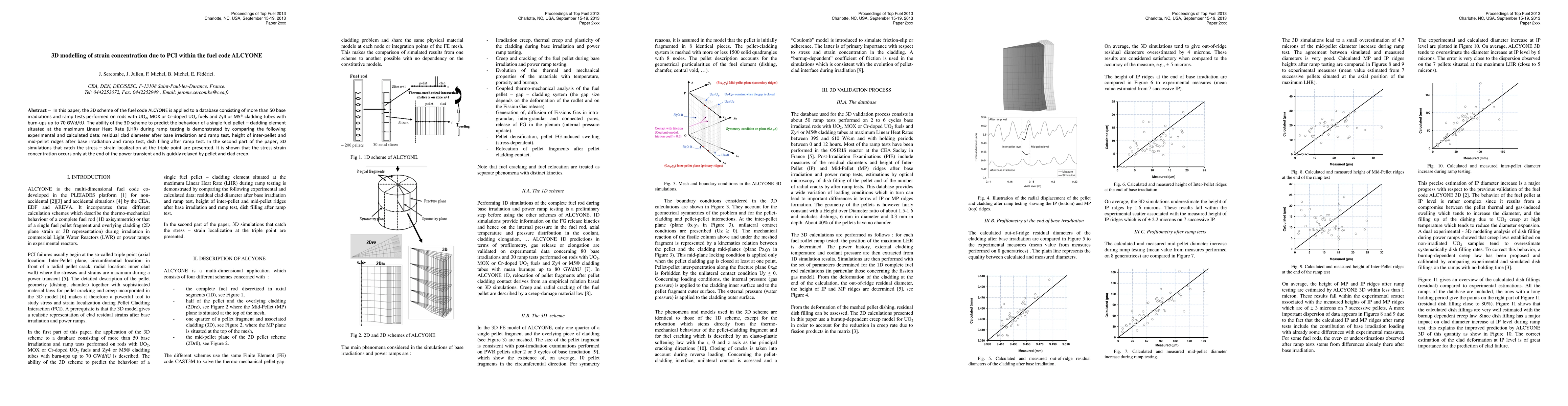 Thumbnail for 3D modelling of strain concentration due to PCI within the fuel code ALCYONE