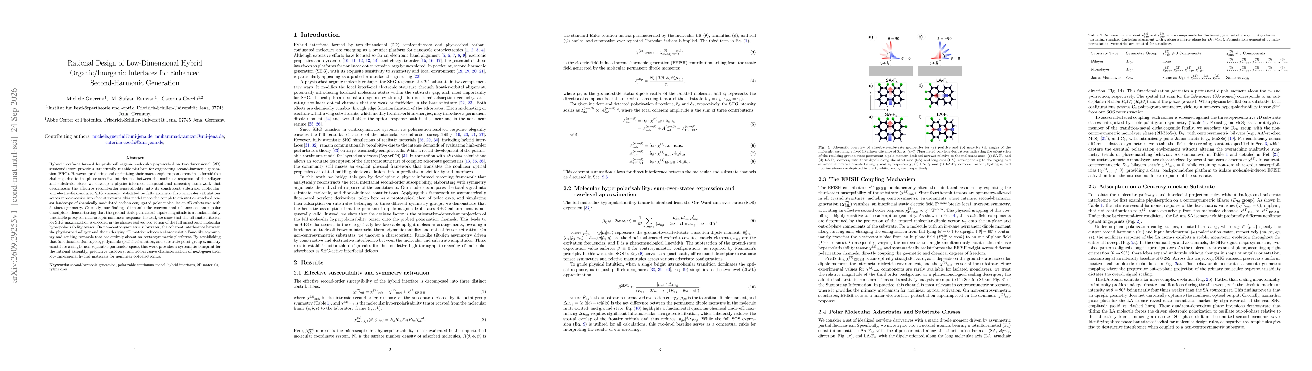 Thumbnail for Rational Design of Low-Dimensional Hybrid Organic/Inorganic Interfaces for Enhanced Second-Harmonic Generation
