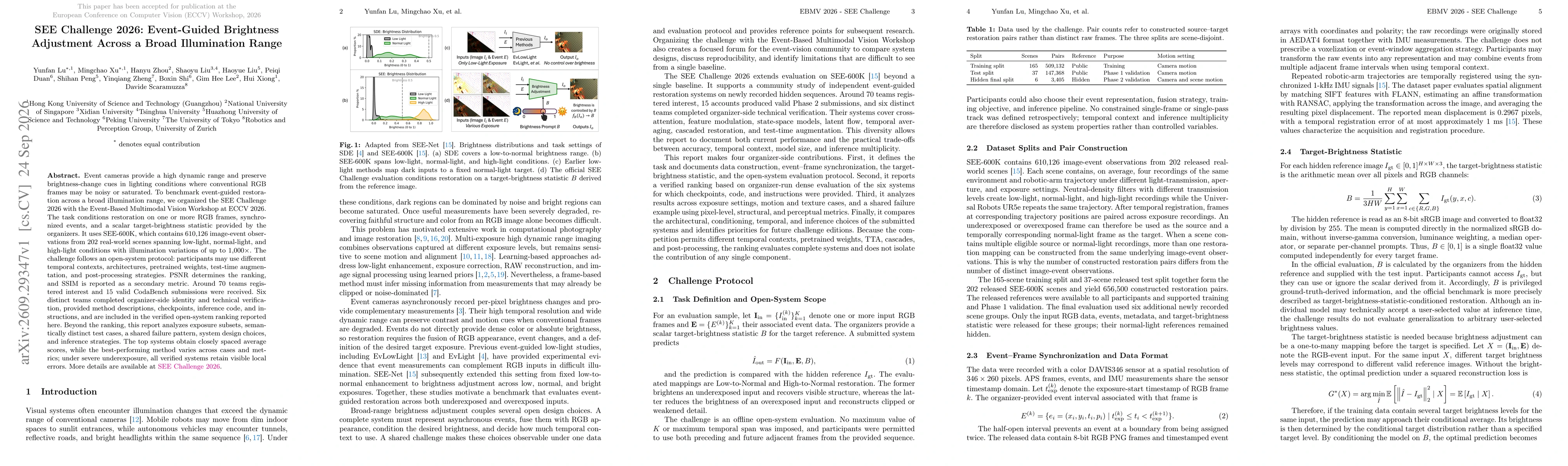 Thumbnail for SEE Challenge 2026: Event-Guided Brightness Adjustment Across a Broad Illumination Range