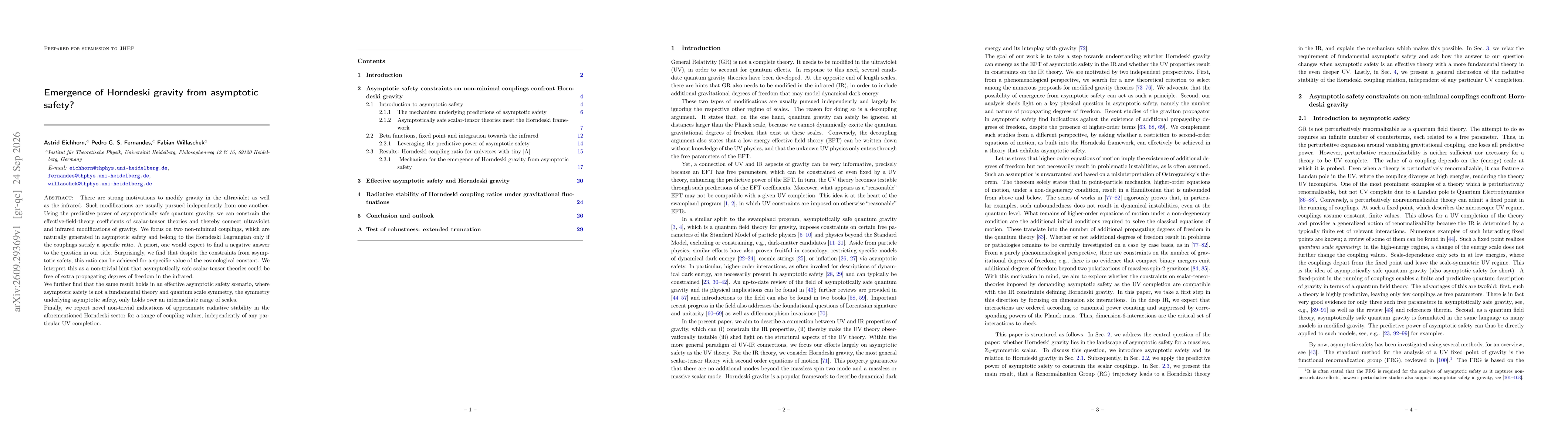 Thumbnail for Emergence of Horndeski gravity from asymptotic safety?