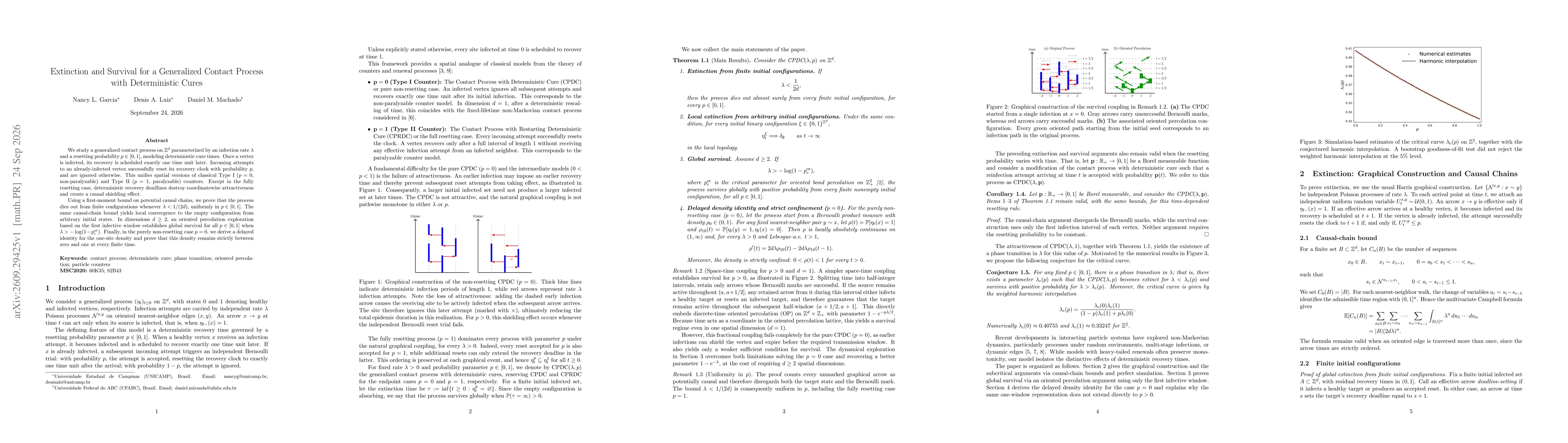 Thumbnail for Extinction and Survival for a Generalized Contact Process with Deterministic Cures