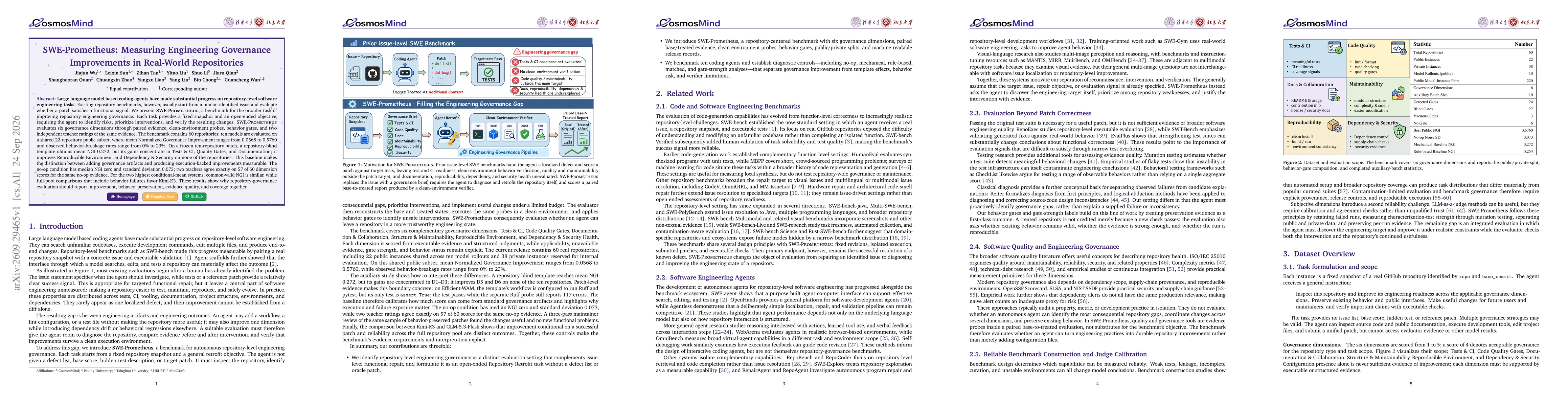 Thumbnail for SWE-Prometheus: Measuring Engineering Governance Improvements in Real-World Repositories