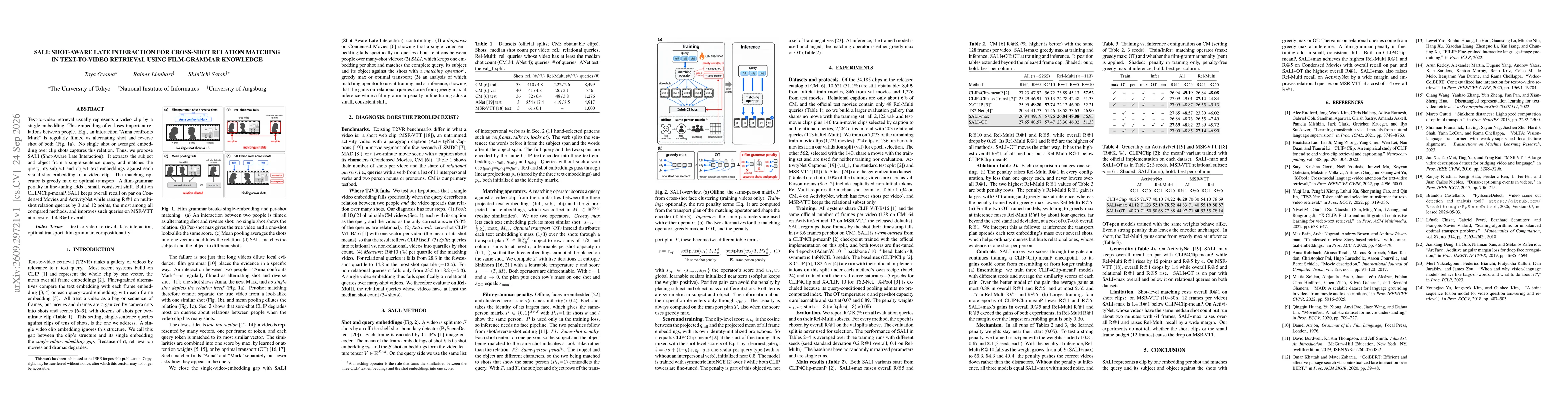 Thumbnail for SALI: Shot-Aware Late Interaction for Cross-Shot Relation Matching in Text-to-Video Retrieval using Film-Grammar Knowledge