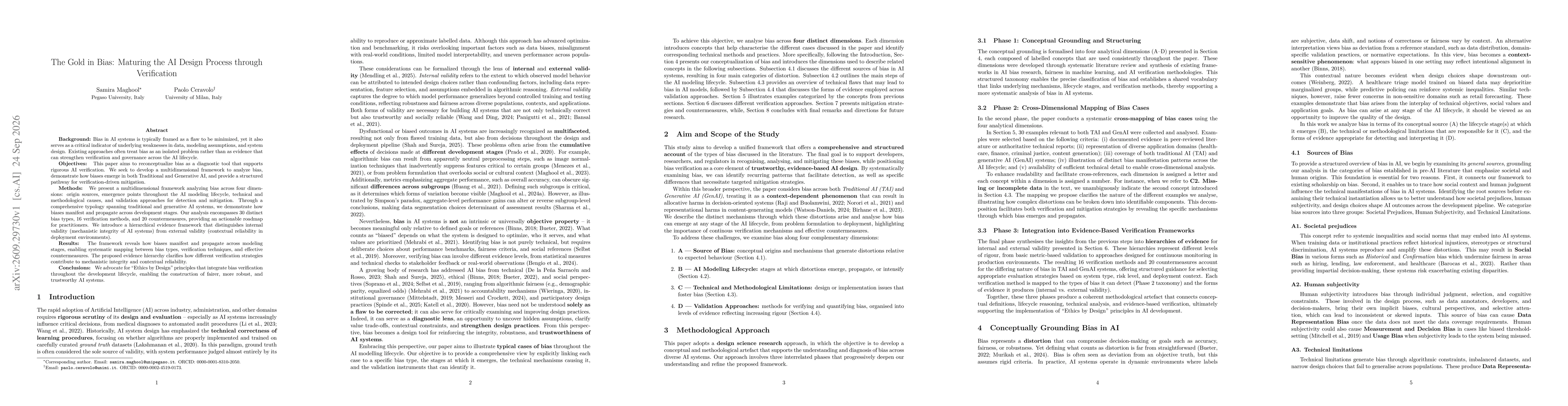 Thumbnail for The Gold in Bias: Maturing the AI Design Process through Verification