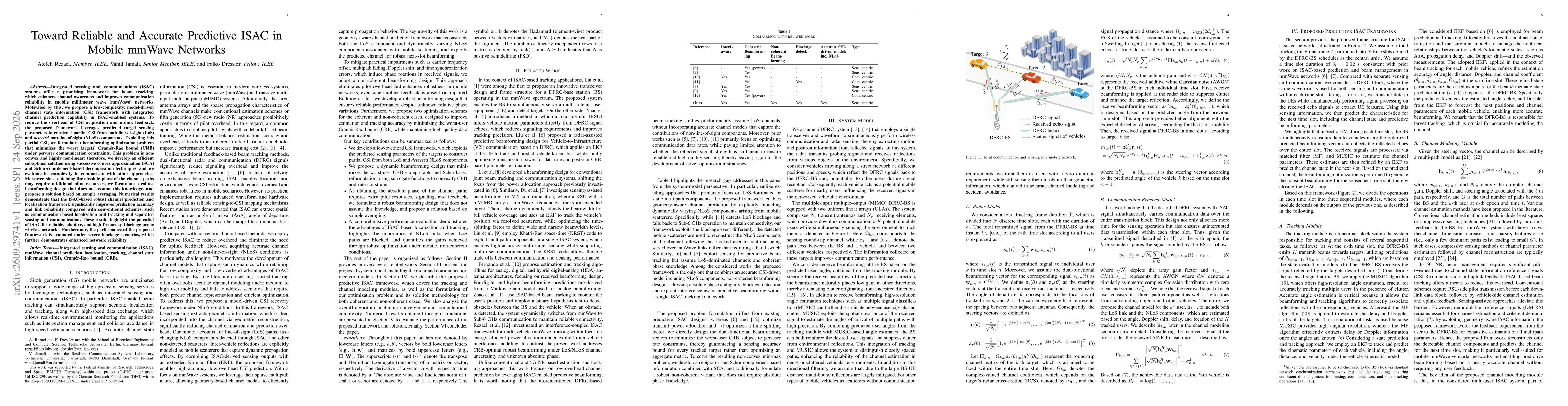 Thumbnail for Toward Reliable and Accurate Predictive ISAC in Mobile mmWave Networks
