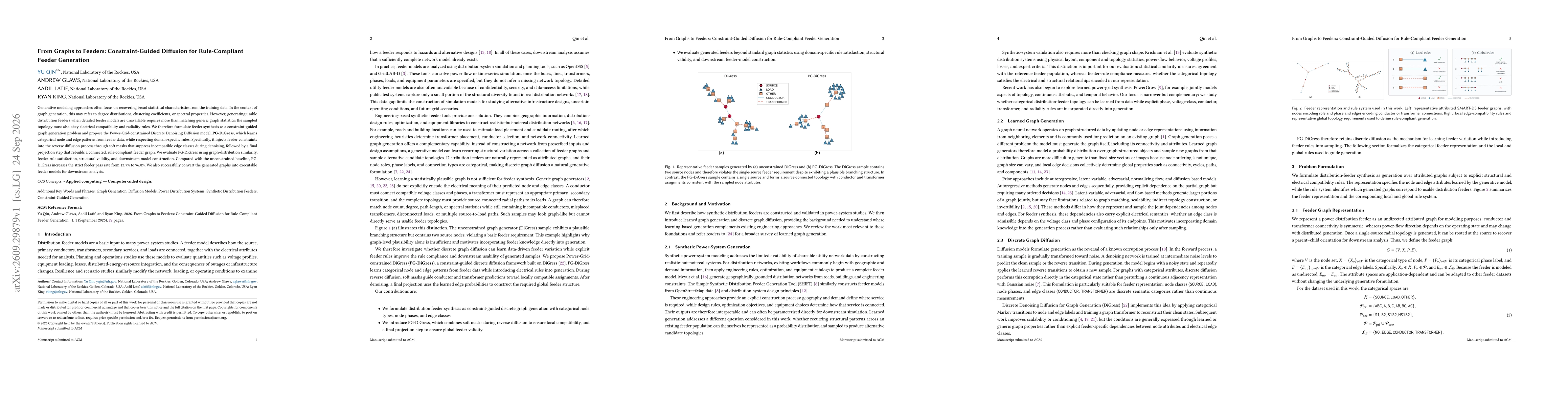 Thumbnail for From Graphs to Feeders: Constraint-Guided Diffusion for Rule-Compliant Feeder Generation