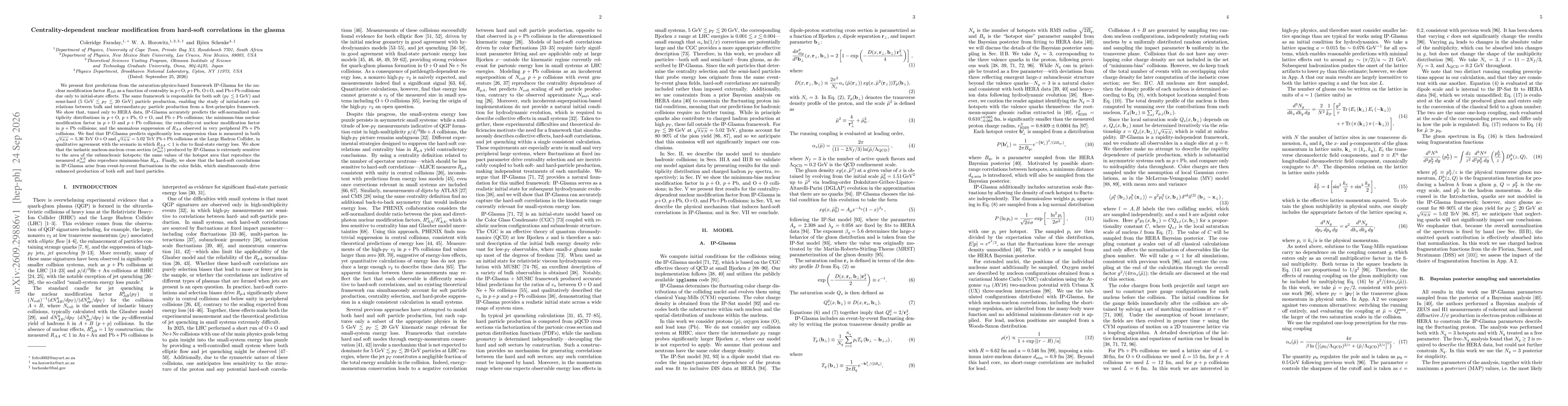 Thumbnail for Centrality-dependent nuclear modification from hard-soft correlations in the glasma
