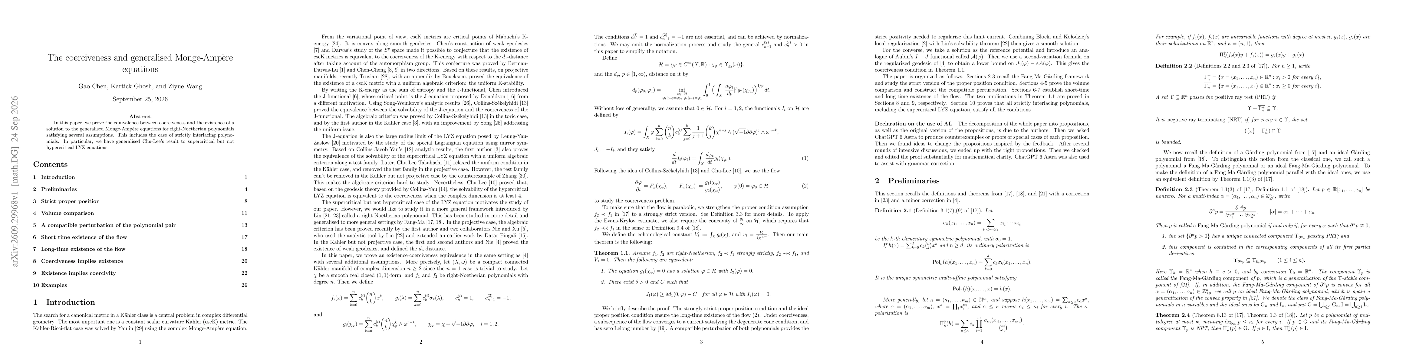 Thumbnail for The coerciveness and generalised Monge-Ampère equations