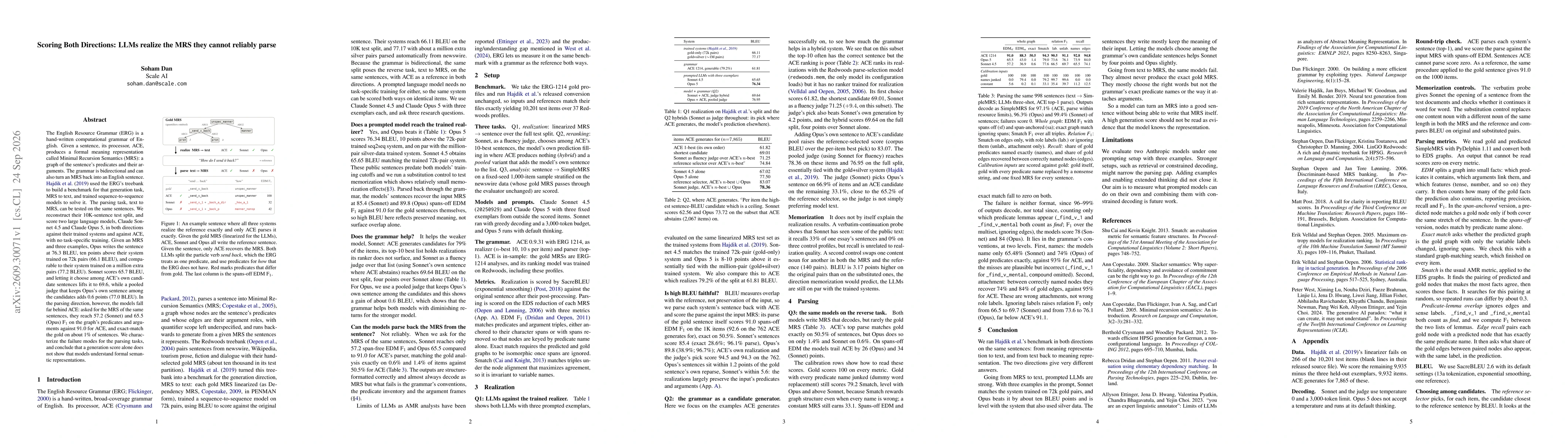 Thumbnail for Scoring Both Directions: LLMs realize the MRS they cannot reliably parse
