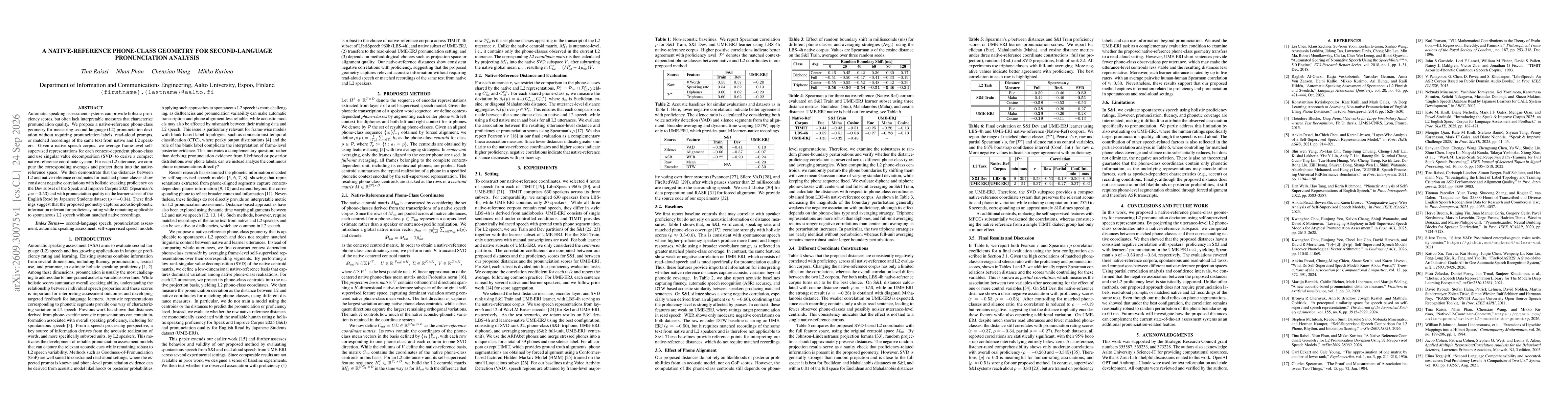 Thumbnail for A Native-Reference Phone-Class Geometry for Second-Language Pronunciation Analysis