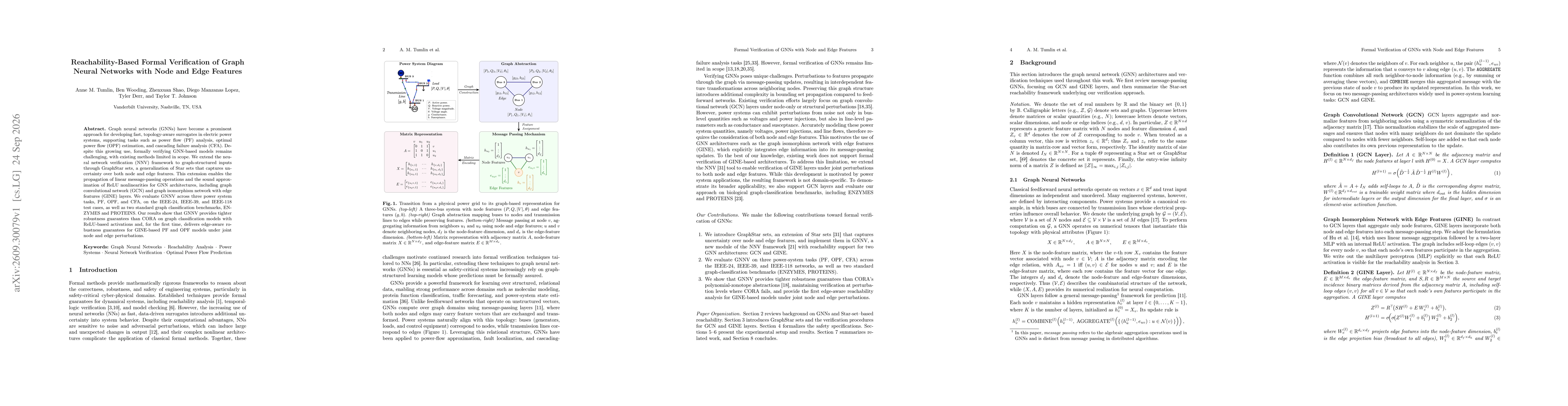 Thumbnail for Reachability-Based Formal Verification of Graph Neural Networks with Node and Edge Features