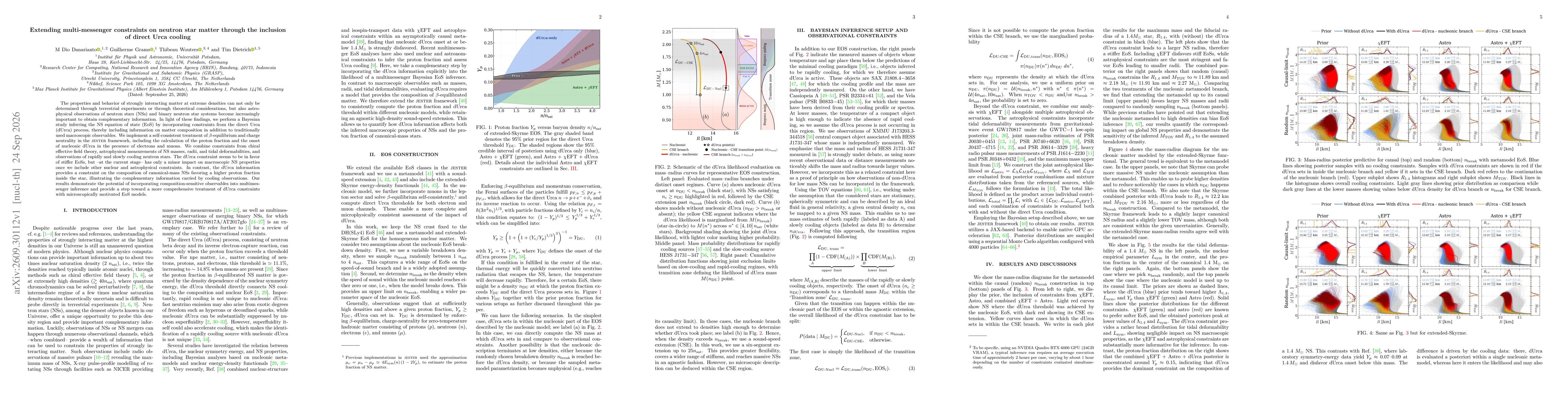 Thumbnail for Extending multi-messenger constraints on neutron star matter through the inclusion of direct Urca cooling