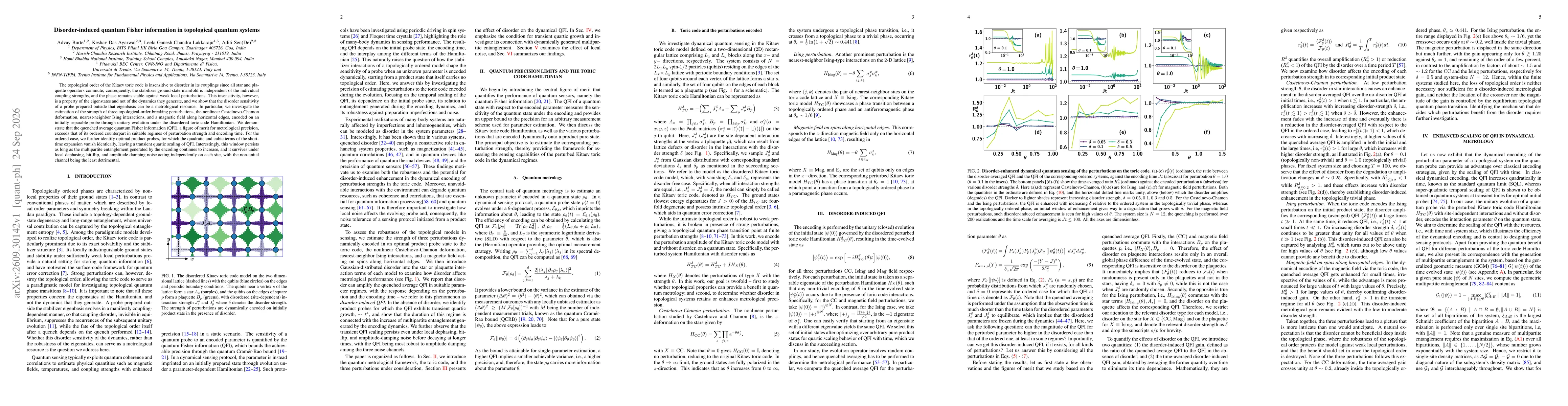 Thumbnail for Disorder-induced quantum Fisher information in topological quantum systems