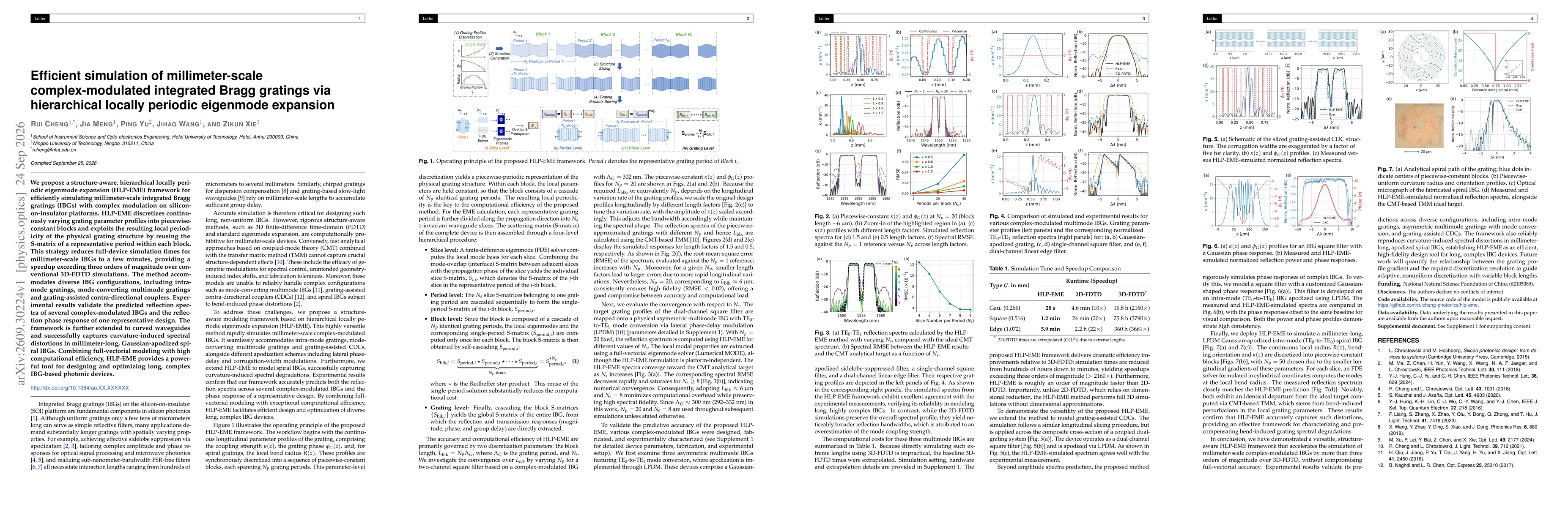 Thumbnail for Efficient simulation of millimeter-scale complex-modulated integrated Bragg gratings via hierarchical locally periodic eigenmode expansion