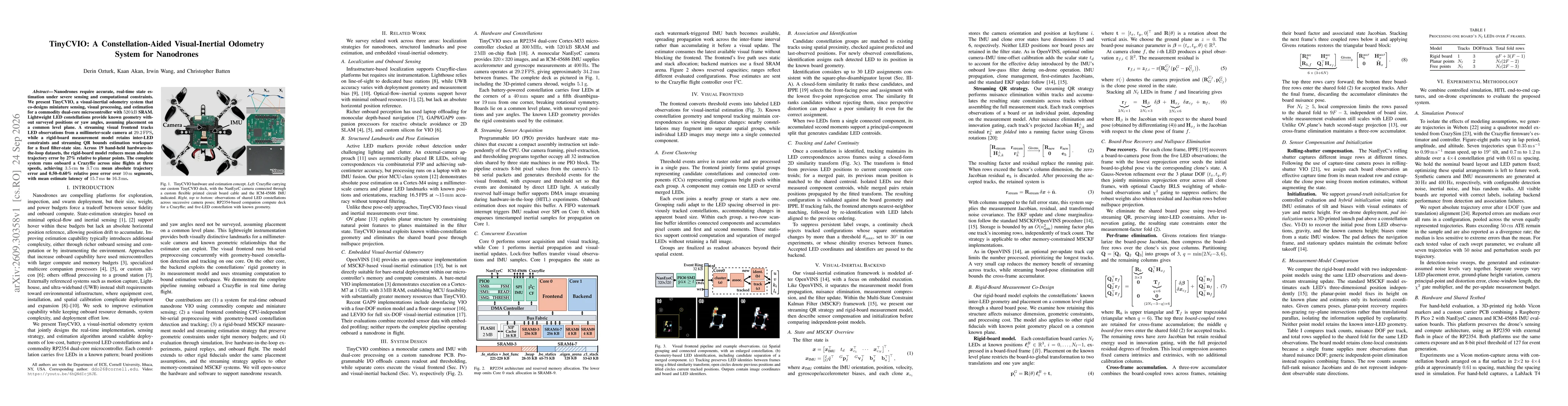Thumbnail for TinyCVIO: A Constellation-Aided Visual-Inertial Odometry System for Nanodrones
