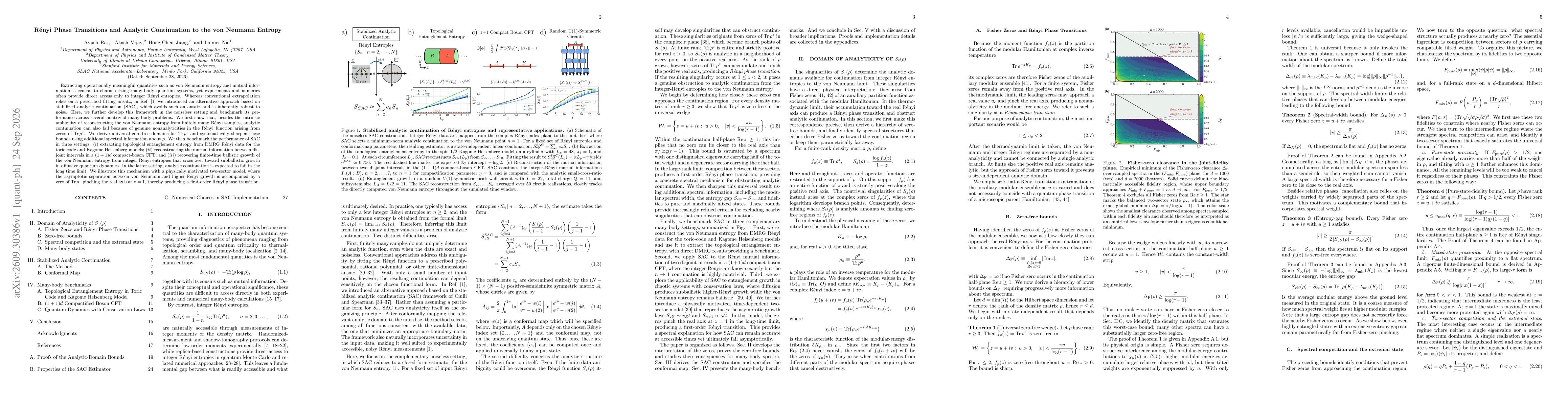 Thumbnail for Rényi Phase Transitions and Analytic Continuation to the von Neumann Entropy