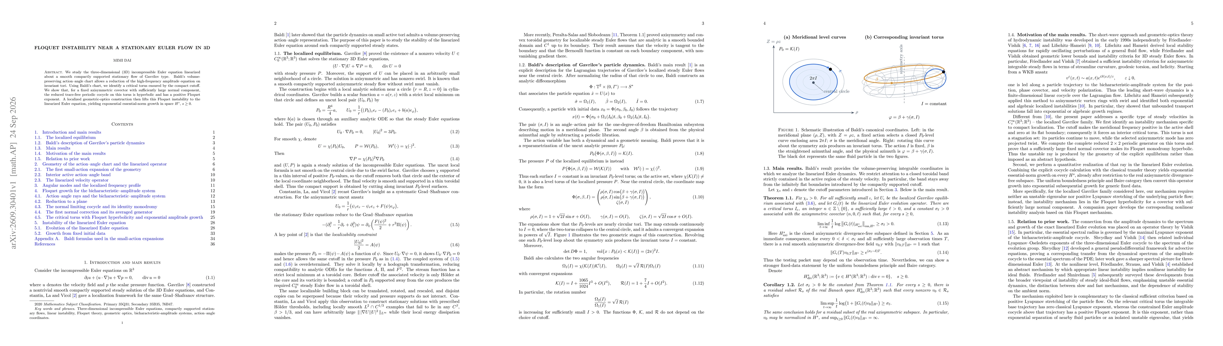 Thumbnail for Floquet instability near a stationary Euler flow in 3D