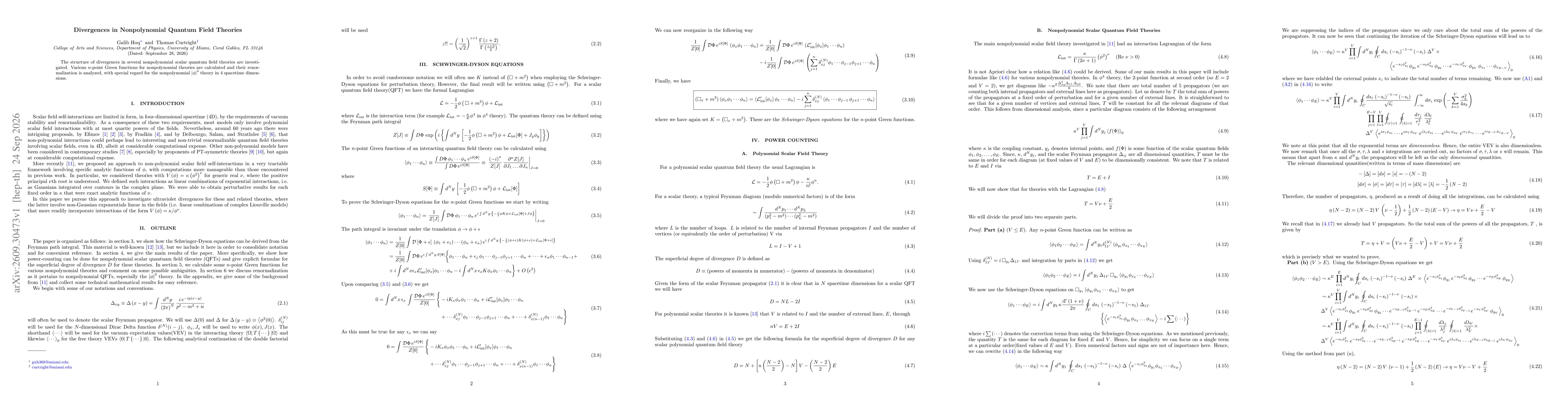 Thumbnail for Divergences in Nonpolynomial Quantum Field Theories
