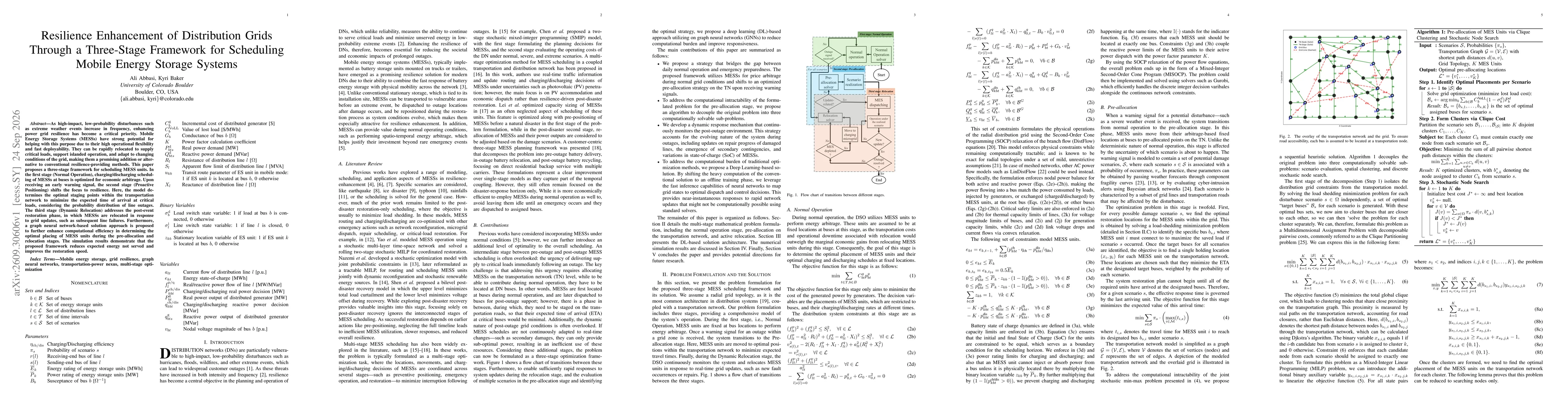 Thumbnail for Resilience Enhancement of Distribution Grids Through a Three-Stage Framework for Scheduling Mobile Energy Storage Systems