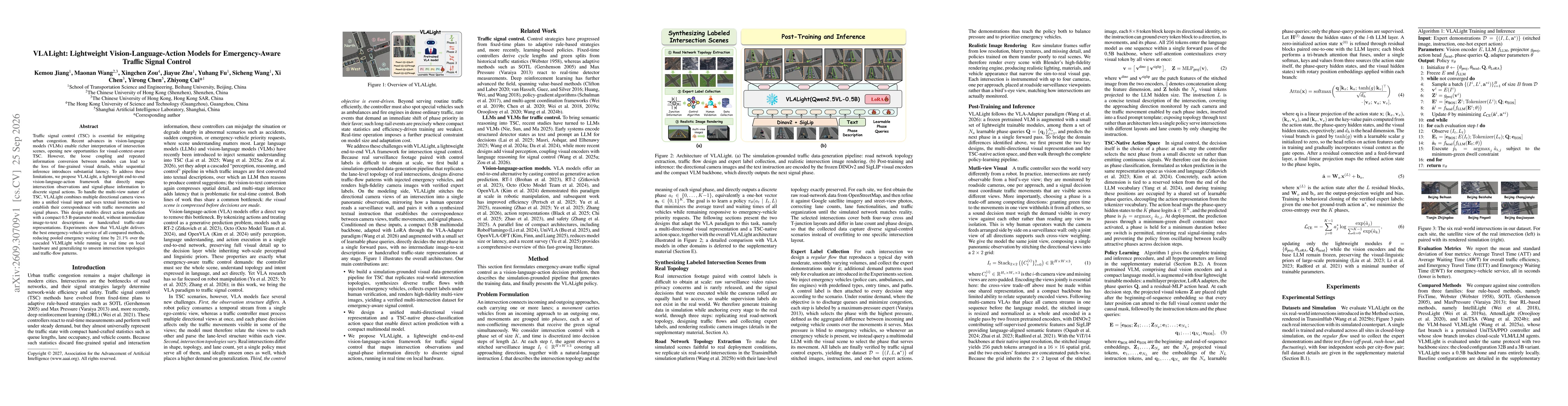 Thumbnail for VLALight: Lightweight Vision-Language-Action Models for Emergency-Aware Traffic Signal Control