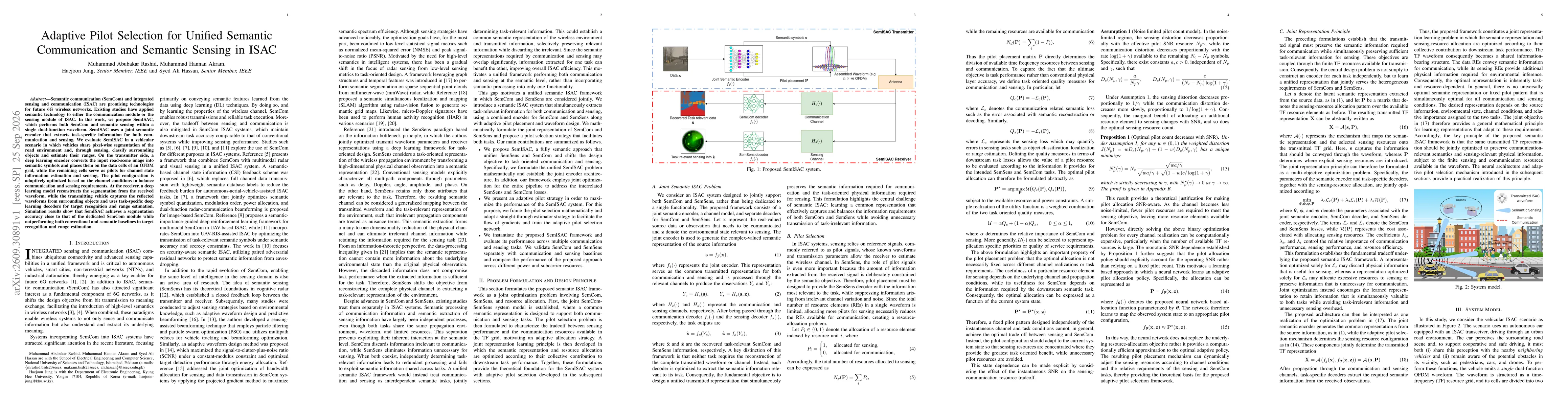 Thumbnail for Adaptive Pilot Selection for Unified Semantic Communication and Semantic Sensing in ISAC