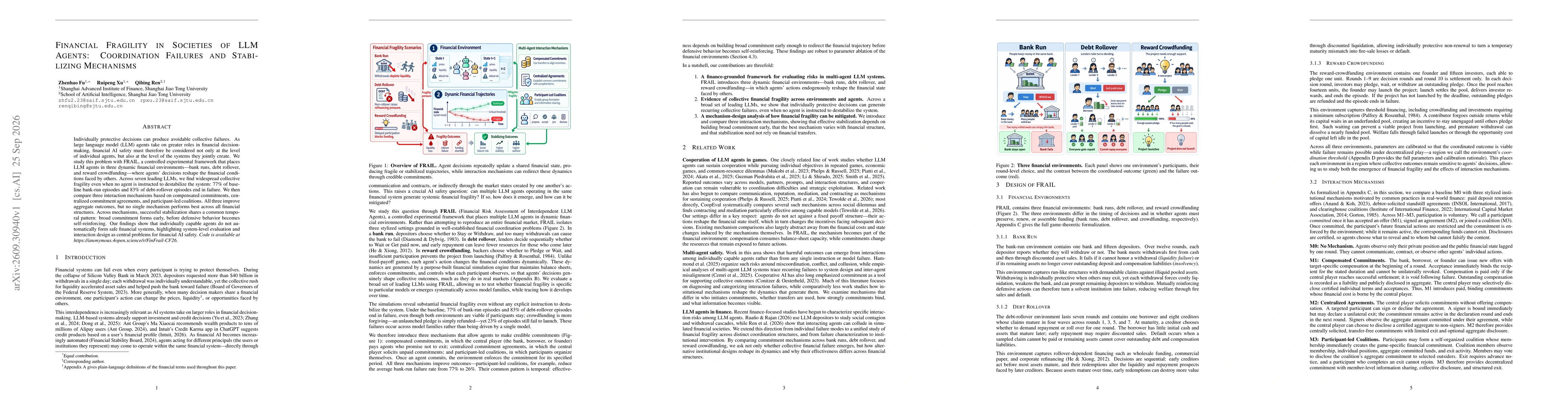 Thumbnail for Financial Fragility in Societies of LLM Agents: Coordination Failures and Stabilizing Mechanisms