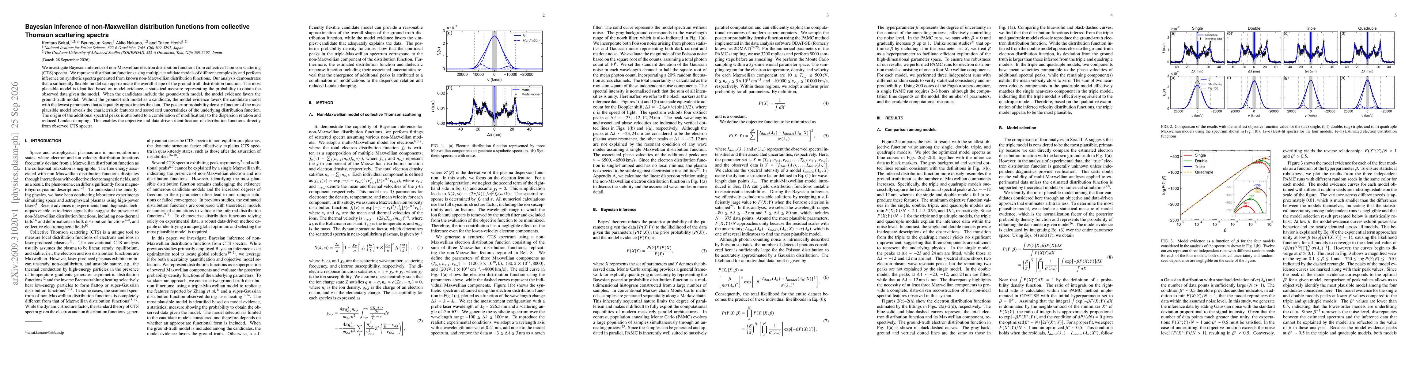 Thumbnail for Bayesian inference of non-Maxwellian distribution functions from collective Thomson scattering spectra