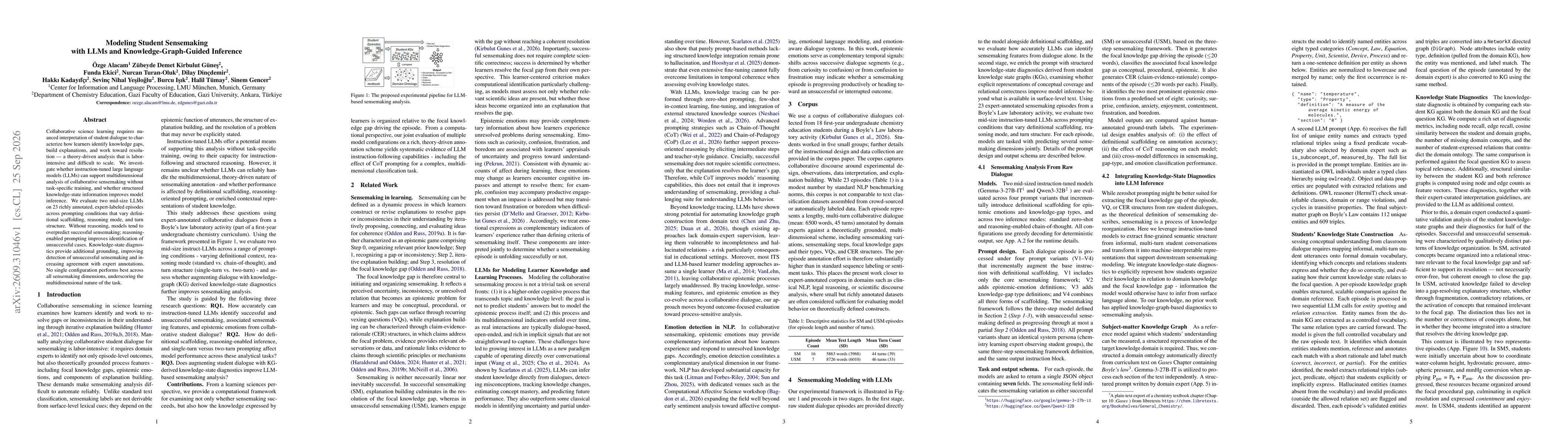 Thumbnail for Modeling Student Sensemaking with LLMs and Knowledge-Graph-Guided Inference