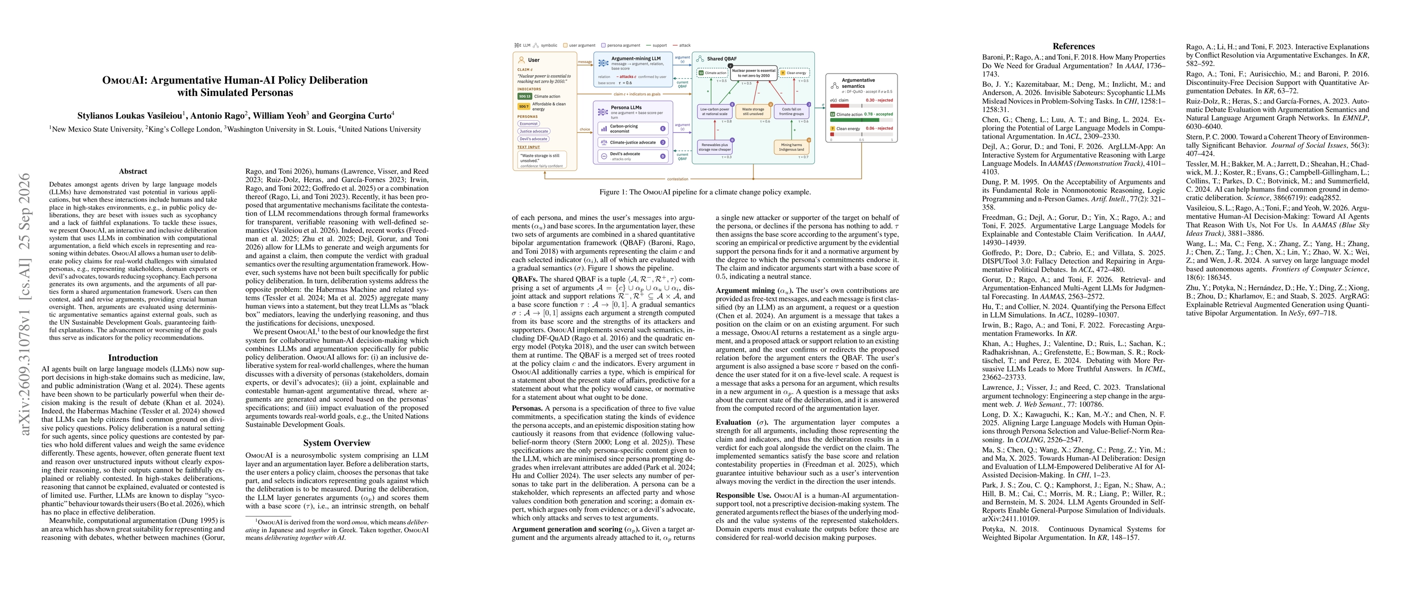 Thumbnail for OmouAI: Argumentative Human-AI Policy Deliberation with Simulated Personas