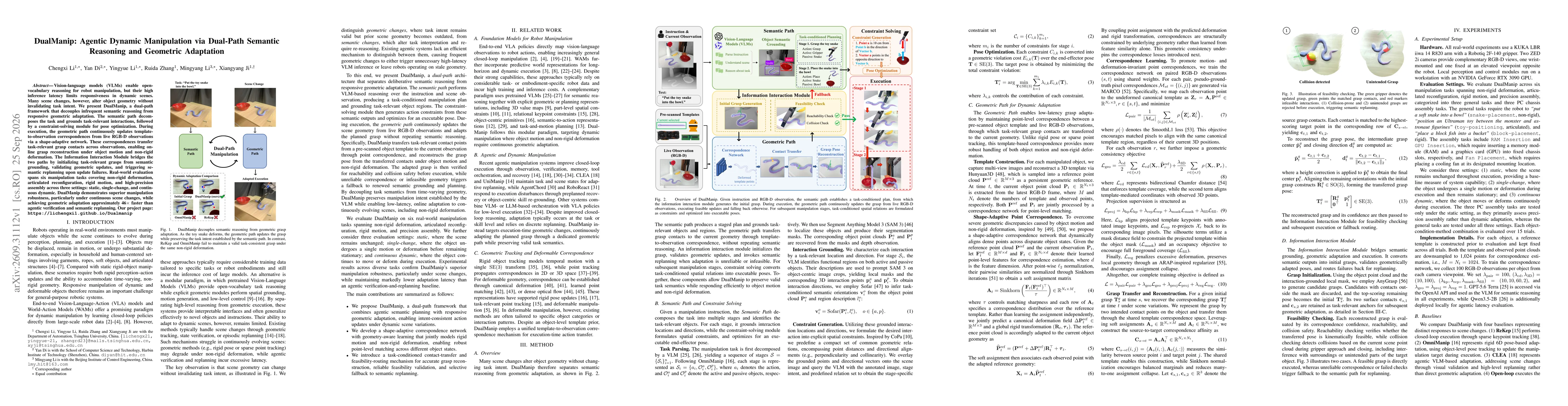 Thumbnail for DualManip: Agentic Dynamic Manipulation via Dual-Path Semantic Reasoning and Geometric Adaptation