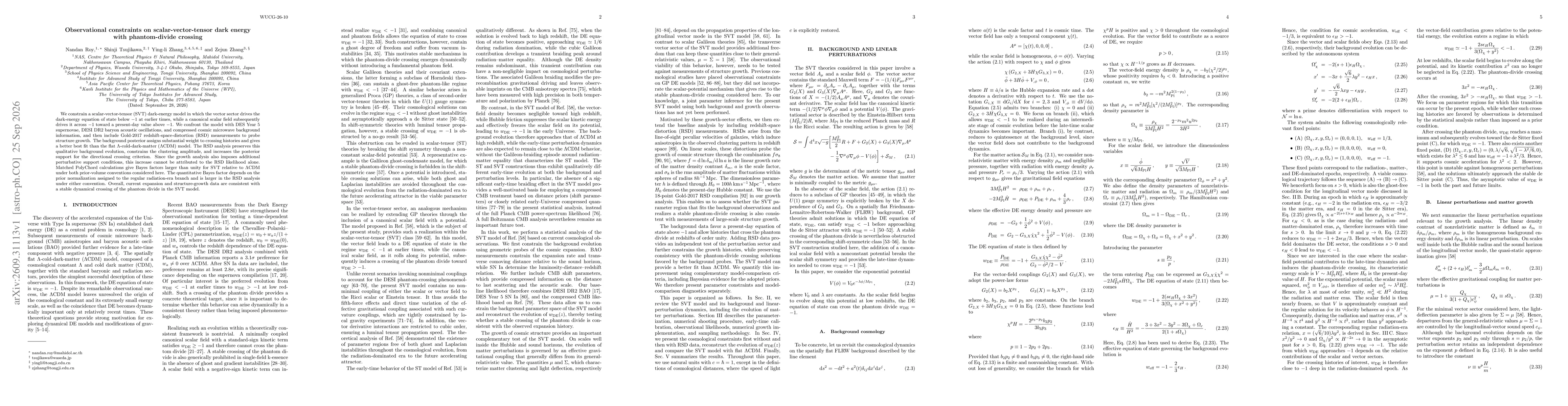 Thumbnail for Observational constraints on scalar-vector-tensor dark energy with phantom-divide crossing
