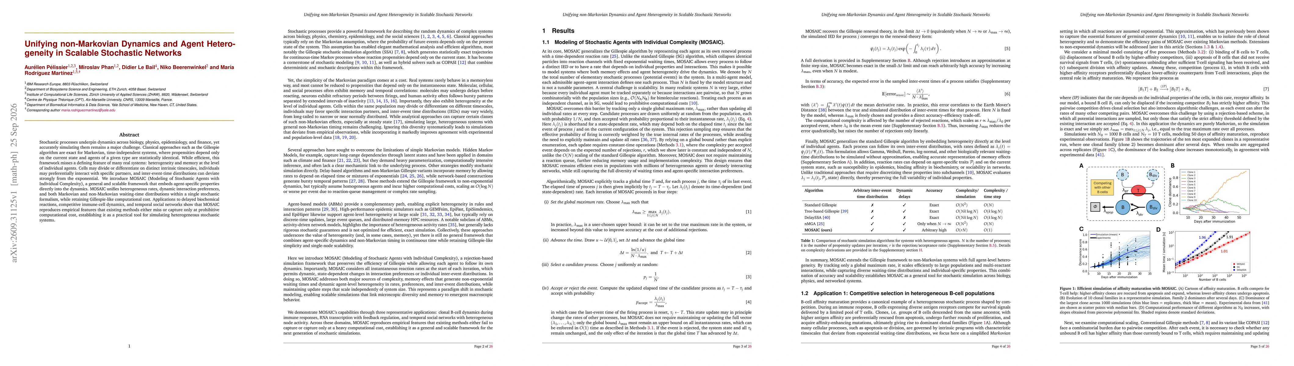 Thumbnail for Unifying non-Markovian Dynamics and Agent Heterogeneity in Scalable Stochastic Networks