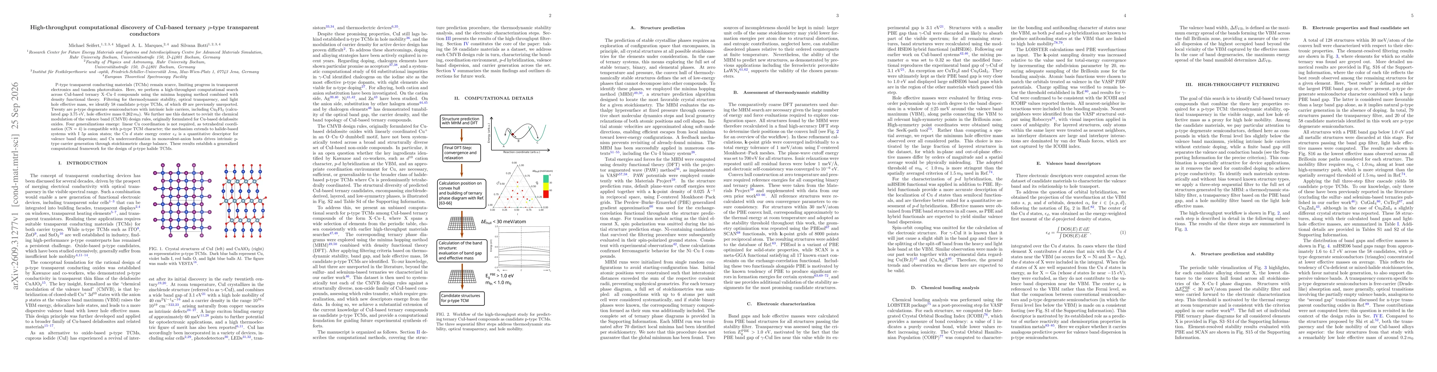 Thumbnail for High-throughput computational discovery of CuI-based ternary $p$-type transparent conductors